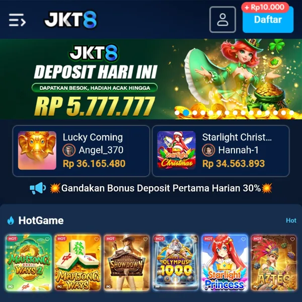 JKT8 Slot Anti Rungkad Indonesia