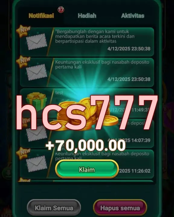 hcs777 Masuk